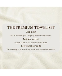 Linery & Co. Cotton Textured 2-Piece Bath Sheet Set