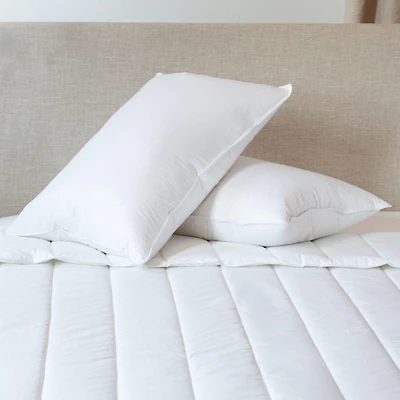 2 Pack Medium Down & Feather Chamber Bed Pillow