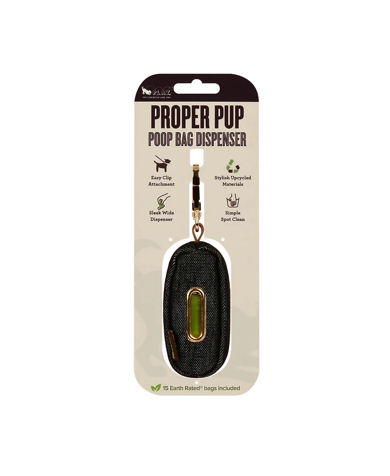 Proper Pup Poop Bag Dispenser: Urban Denim