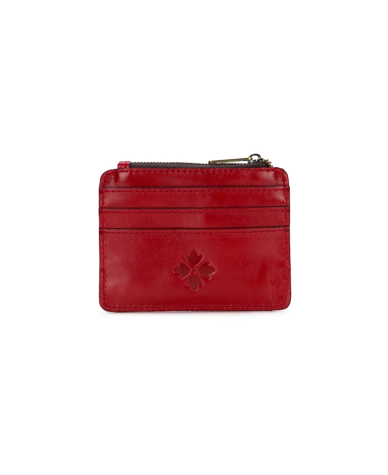 Patricia Nash Cassis Id Small Printed Leather Wallet