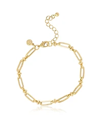 Jessica Simpson Gold-Tone Layered Bracelet Set