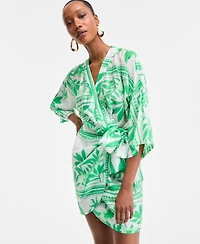 I.n.c. International Concepts Women's Printed Side-Tie Mini Dress, Exclusively at Macy's