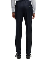 Boss by Hugo Men's Virgin Wool Slim-Fit Trousers