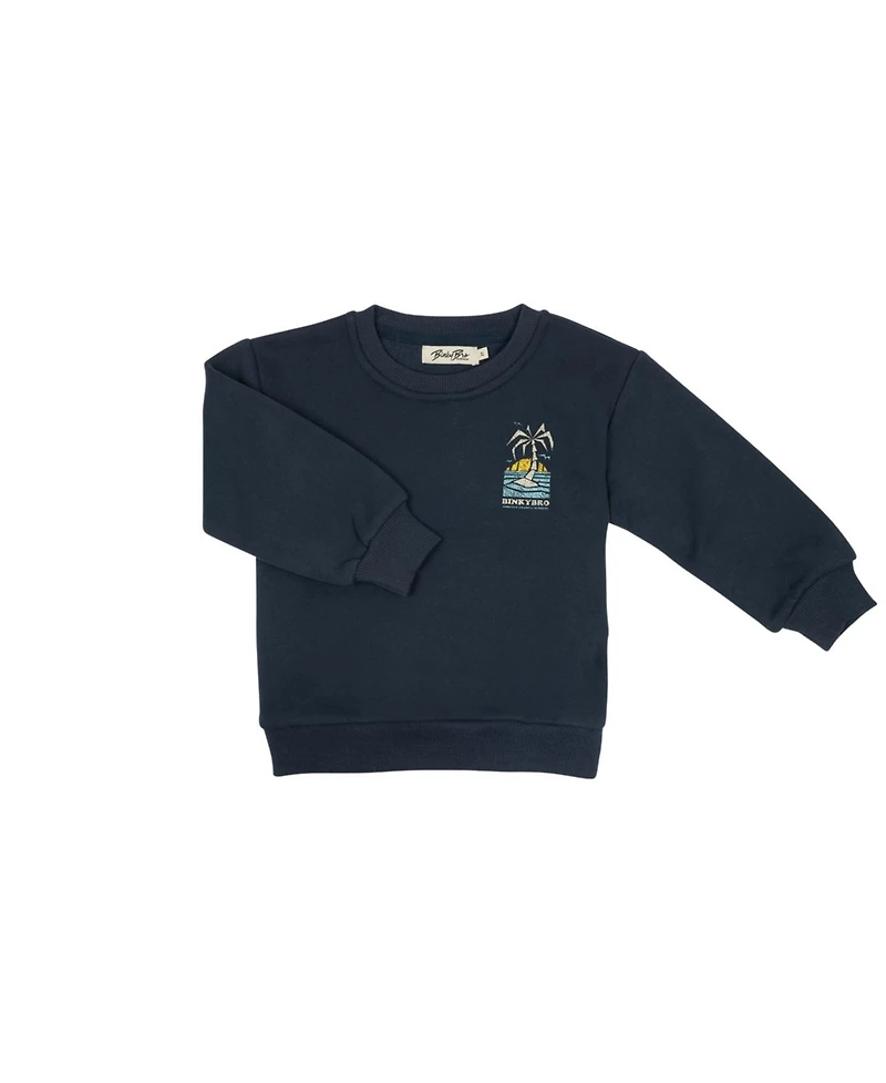BinkyBro Boys On a Beach Crewneck