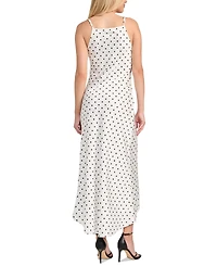 Guess Women's Cemona Printed Faux-Wrap Sleeveless Dress