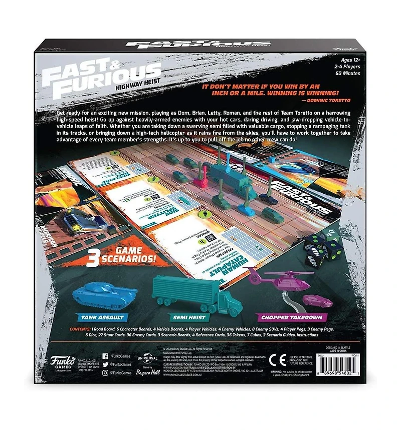 Fast & Furious Highway Heist Funko Game