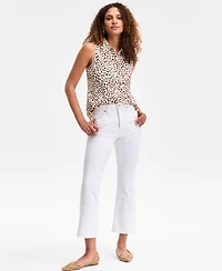 I.n.c. International Concepts Women's High-Rise Cropped Flare Jeans, Exclusively at Macy's