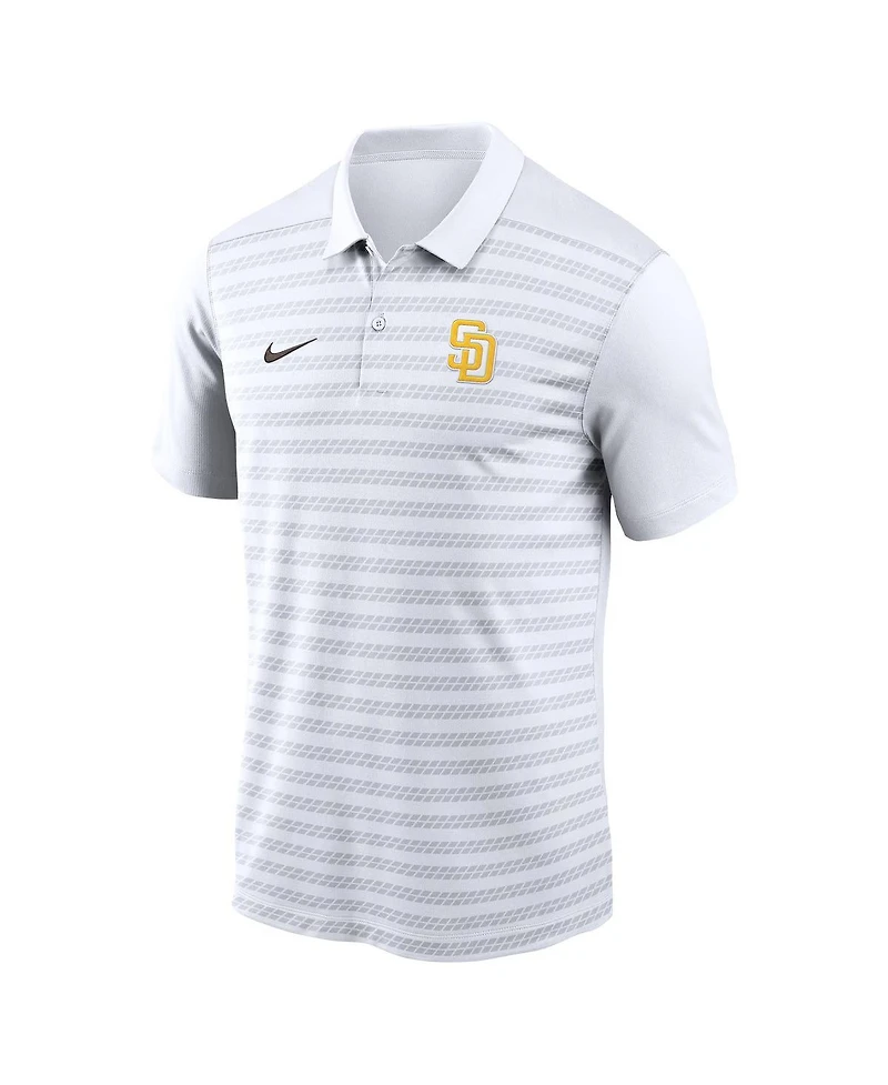 Nike Men's White San Diego Padres Authentic Collection Victory Performance Polo Shirt