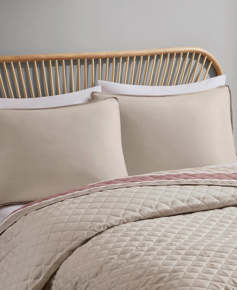 Addison Park Caleb Natural 3-Pc. Quilt and Tote Set, Twin