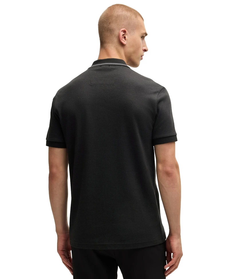 Boss by Hugo Men's Jacquard Regular-Fit Paddy Polo