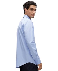 Boss by Hugo Men's Stretch-Cotton Twill Regular-Fit Dress Shirt