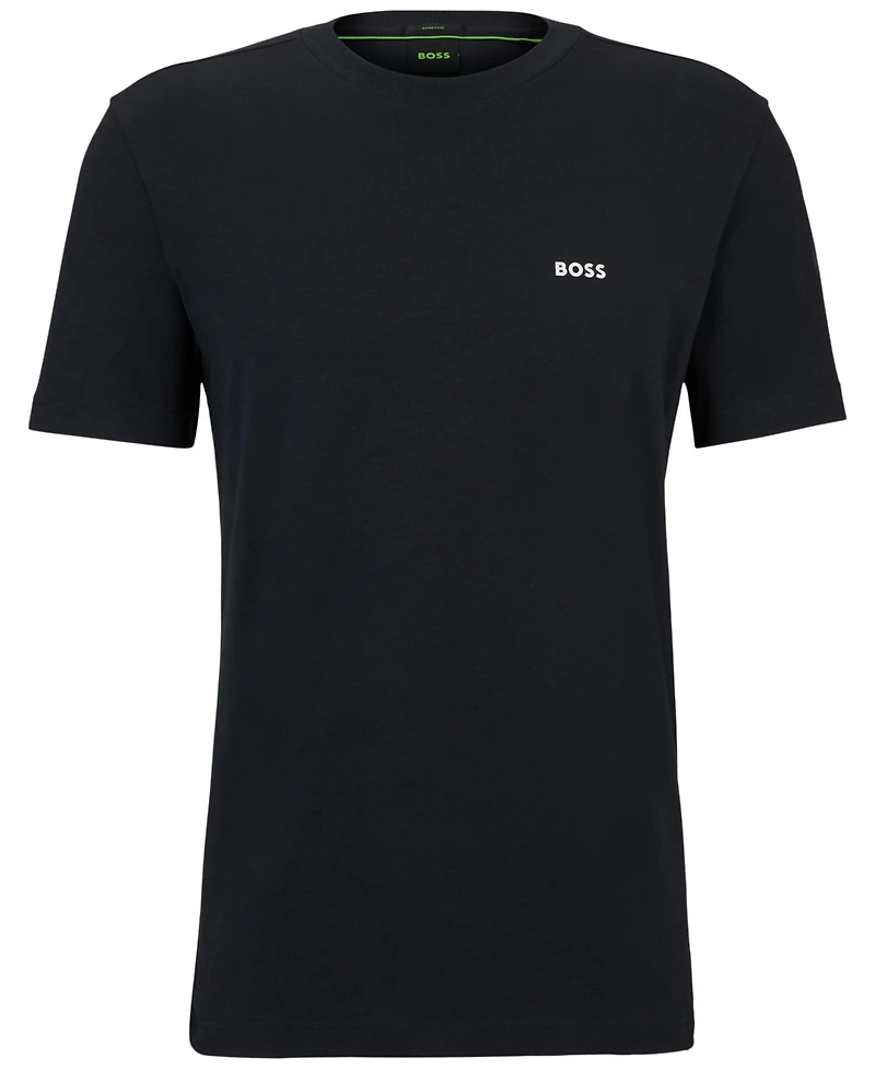 Boss by Hugo Men's Contrast Logo Regular-Fit T-Shirt