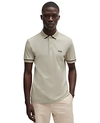 Boss by Hugo Men's Contrast Trim Slim-Fit Polo Shirt