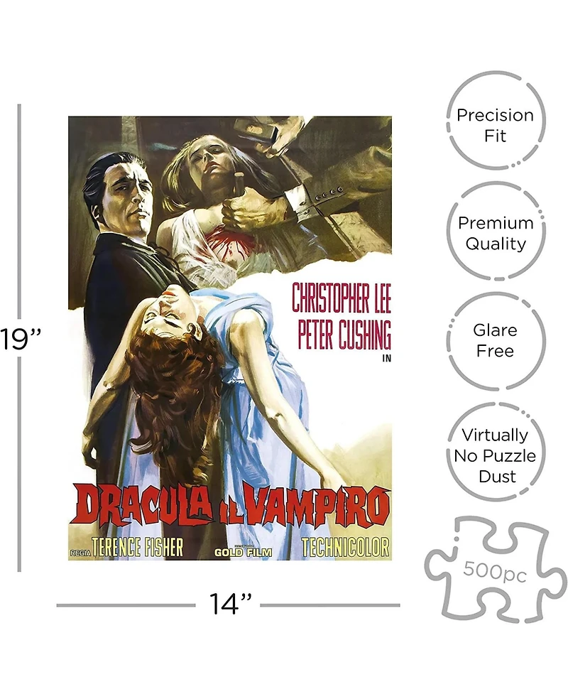 Hammer Dracula 500 Piece Jigsaw Puzzle