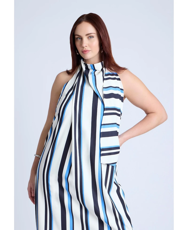 Eloquii Women's High Neck Maxi Dress