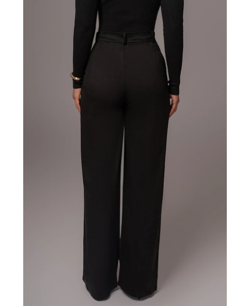 Jluxlabel Women's Classic High Rise Trousers