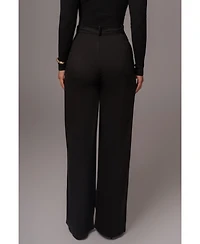 Jluxlabel Women's Classic High Rise Trousers