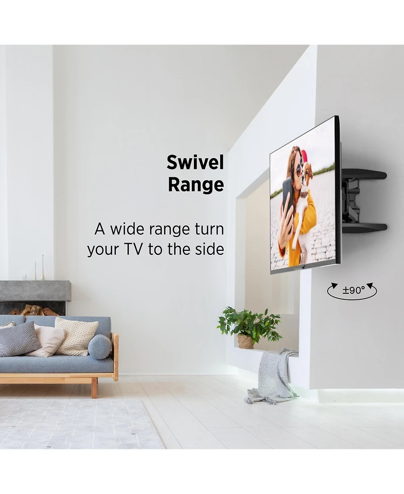 ProMounts Full Motion Tv Wall Mount For Tvs 42"