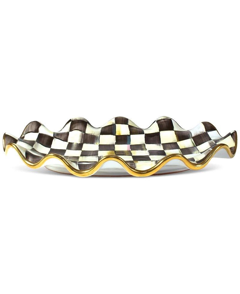Mackenzie-Childs Courtly Check Ceramic Serving Platter