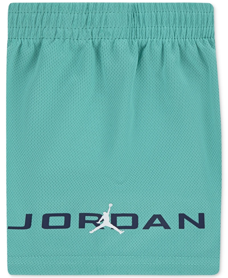 Jordan Toddler Boys 2-Piece T-Shirt and Mj Baseline Mesh Shorts Set