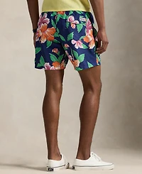 Polo Ralph Lauren Men's 5.75-Inch Traveler Classic Printed Swim Trunks