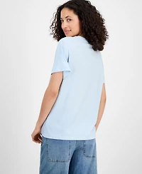 Grayson Threads, The Label Juniors' Crewneck East Village T-Shirt