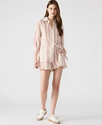 Steve Madden Women's Marguerite Striped Pull-On Shorts