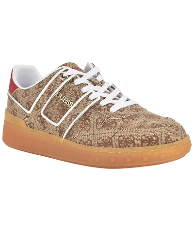 Guess Women's Inart Low Profile Sporty Gum Bottom Lace-Up Sneakers