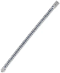 Esquire Men's Jewelry Two-Toned Curb Link Chain Bracelet, Exclusively for Macy's