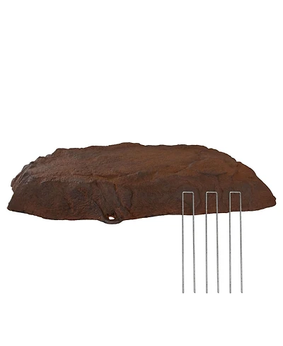 Outdoor Polyresin Landscape Rock Septic Cover with Stakes