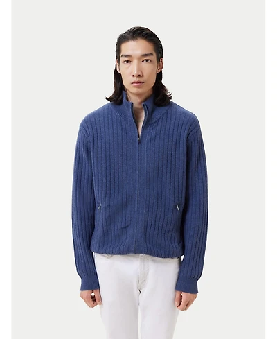 Gobi Cashmere Men's Full-Zipper Cashmere Cardigan