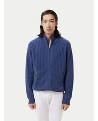 Gobi Cashmere Men's Full-Zipper Cashmere Cardigan