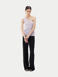 Gobi Cashmere Women's Silk Sleeveless Asymmetric Top
