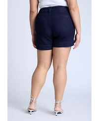 Eloquii Women's Trouser Denim Short