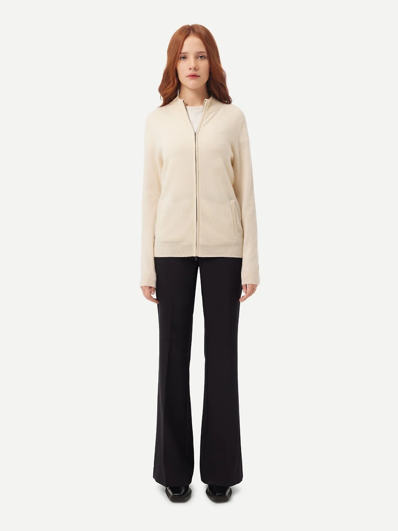 Gobi Cashmere Women's Full-Zip Cashmere Cardigan