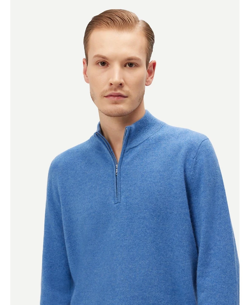 Gobi Cashmere Men's Half-Zip Sweater
