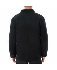 Smith's Workwear Men's Snap Closure Diamond Quilted Knit Shirt-Jac