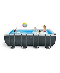Intex Ultra 18'x 9'x52" Ultra Xtr Rectangular Frame Swimming Pool & Solar Cover
