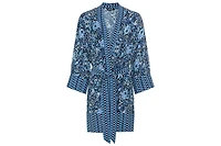 Olsen Women's Ikat Print Kimono Robe