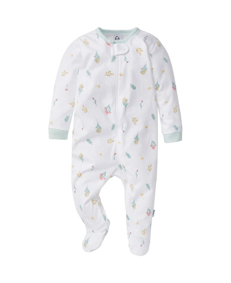 Gerber Baby Girls 4-Pack Sleep 'N Plays, Leopard, Newborn