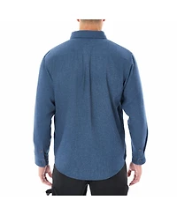 Smith's Workwear Men's Long Sleeve Extra Heavyweight Chamois Flannel Shirt