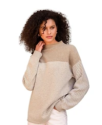 Celtic & Co. Women's Felted Funnel Neck Sweater