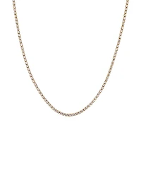 By Adina Eden Classic Thin Tennis Necklace