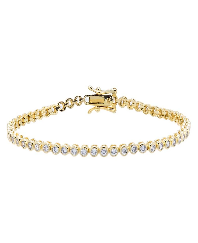 By Adina Eden Bezel Tennis Bracelet