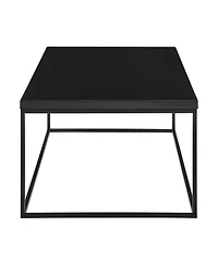 Metal Square Coffee Table for Modern Living Room Decor