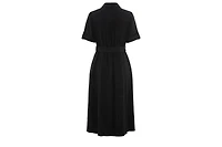 Olsen Women's Crinkle A-Line Shirt Dress