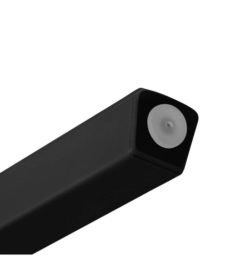 5-Piece Outdoor Resin Round Patio Dining Table Set with Modern Stackable Chairs