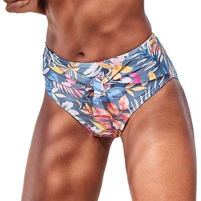 Lascana Women's High Waist Floral Bikini Swimsuit Bottom