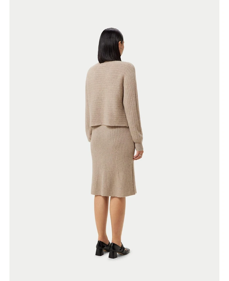 Gobi Cashmere Women's Midi Flared Skirt