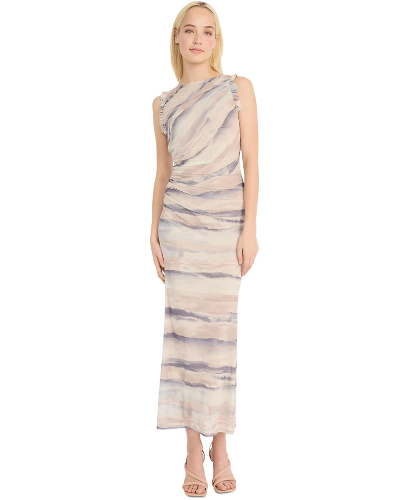 Donna Morgan Women's Boat-Neck Sleeveless Bodycon Dress